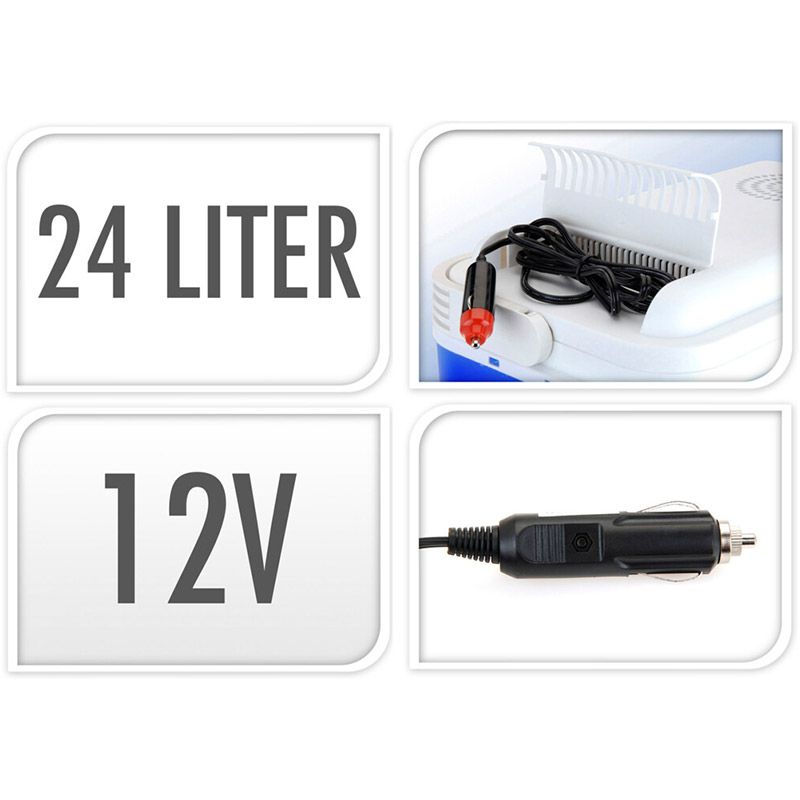 Koelbox - 12V - 24 Liter - Blauw