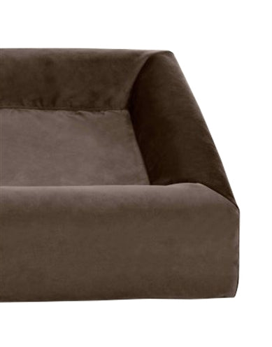 Bia Bed Royal Fluweel Hoes Hondenmand Bruin
