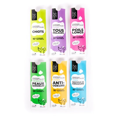 Hery Shampoo Poeder Gekleurde Vachten