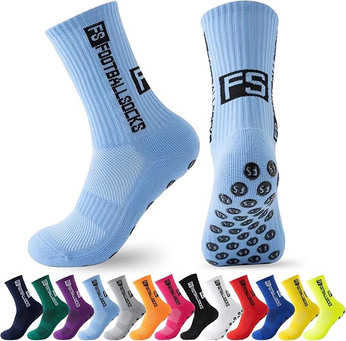 Gripsokken Lichtblauw